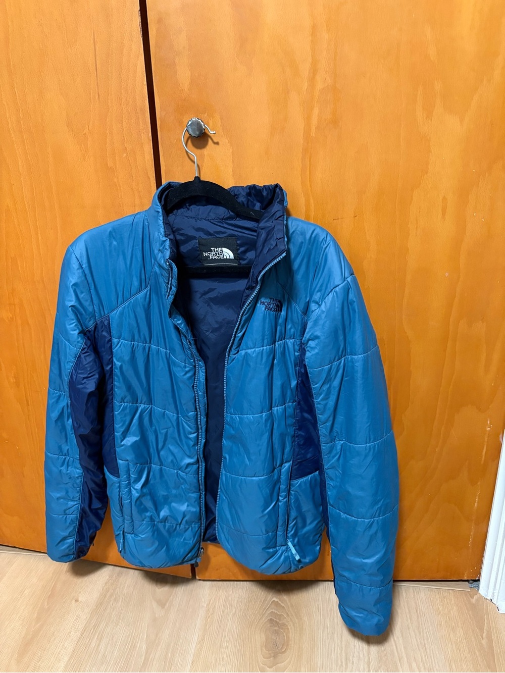 The North Face Men's Two-Tone Blue Puffer Jacket